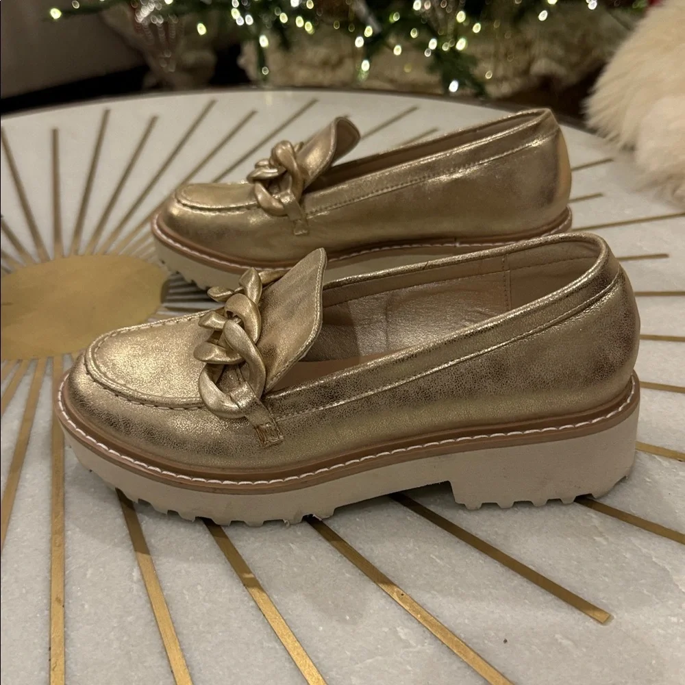 Pierre Dumas MORA-2 GOLD SHOES Size 6